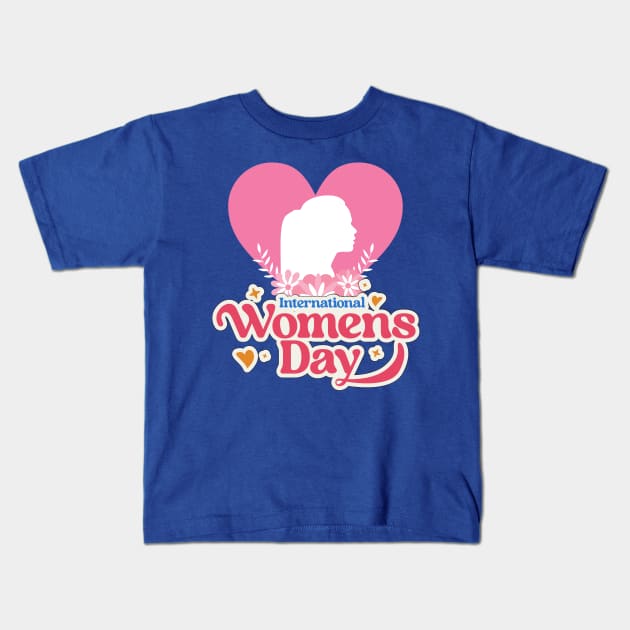 International Womens Day Kids T-Shirt by Charlie Dion